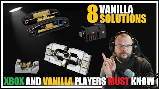 SPACE ENGINEERS 8 VANILLA SOLUTIONS that may replace mods or scripts [upl. by Hirai]