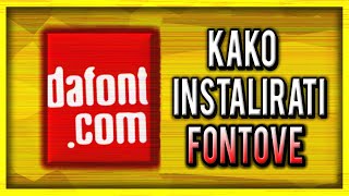 Kako instalirati fontove u Windowsu [upl. by Enialedam]