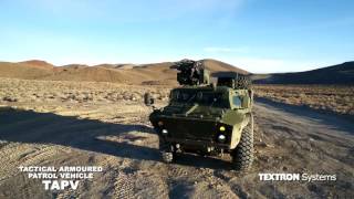 Textron Systems Tactical Armoured Patrol Vehicle TAPV [upl. by Dorin]