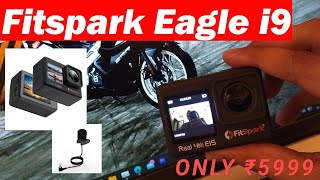 🔥 Action Camera Under ₹10000  Fitspark Eagle i9  Motovlog Pulsar RS200 [upl. by Yezdnil281]