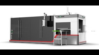 FBN550 automatic positive thermoforming machine [upl. by Judson]