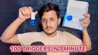 ASMR 100 Triggers in 1 Minutes [upl. by Agatha968]