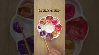 Crummy color recipes satisfying colormixing artvideo asmrvideo satisfyingsounds [upl. by Radack]