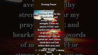 Evening Prayer god psalms jesus viral lordsprayer religion prayershorts pray short [upl. by Jillana107]