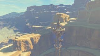 27 The Gerudo Region Desert  Tall Tower Zelda Breath Of The Wild [upl. by Saum]