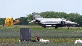 2X Hellenic AF F4Es returning from a TACTICAL WEAPON MEET mission Florennes AB EBFS [upl. by Anette]