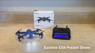 Eachine E58 Pocket Drone BangGood [upl. by Atnwahs]