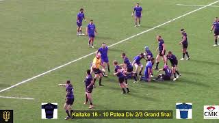 Kaitake vs Patea [upl. by Ymled]