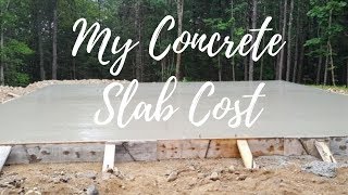 How much does a concrete slab cost [upl. by Shewchuk524]