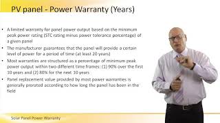 Solar Panel Power Warranty [upl. by Shaefer]