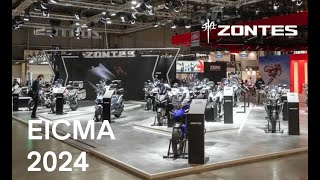 Présentation du stand et des nouveautés ZONTES à lEICMA 2024 [upl. by Moss801]