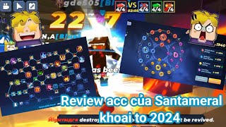 Blockman Go review acc của Santameral lần 2 năm 2024 🗿 [upl. by Cleodal]