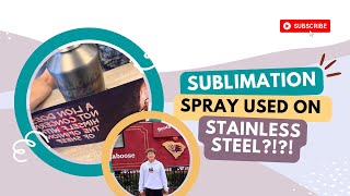 Sublimation Spray for Metal [upl. by Ennylcaj441]