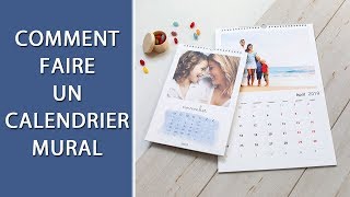 Calendrier mural personnalisé  📆 200 modèles créatifs [upl. by Raff]