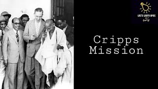 Cripps Mission  Modern History  Lets Learn UPSC  Muthu [upl. by Dnalrah]