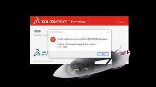 Could not obtain a license for SOLIDWORKS  Sửa lỗi không mở được Solidwork 211260 [upl. by Darline]