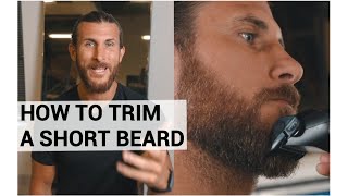 How To Trim A Short Beard [upl. by Maureene]