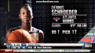 Dennis Schroeder 2013 NBA Draft Highlights [upl. by Weidar]