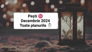 Pești ♓ Decembrie 2024  Schimbări de situație în toate planurile🤩🥂 Cineva își dorește împăcare 🩷🌟 [upl. by Ezri]