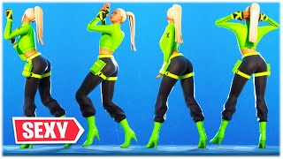 FORTNITE BIG 🍑 SKIN quotKYRAquot SHOWCASED WITH LEGENDARY DANCES amp EMOTES 😍❤️ [upl. by Torres]