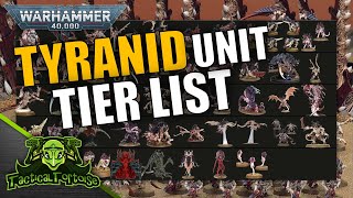 Which Tyranid Units are Best in 10th Ed 40k  Tyranid Faction Tier List [upl. by Morris]