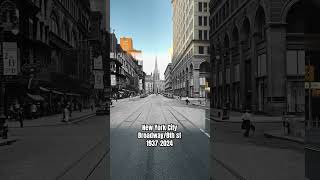 Broadway 8th New York 1937 [upl. by Ahselat]