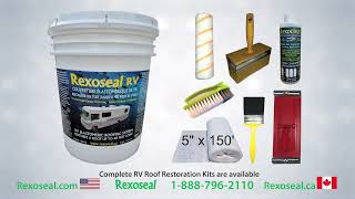 Experience Superior Protection with Rexoseals DIY RV Roofing Systems [upl. by Bolling]