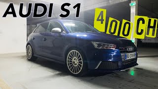 AUDI S1 4 cylindres 400ch Quattro  🔥 Gestion Flexfuel E85 [upl. by Nnairb]