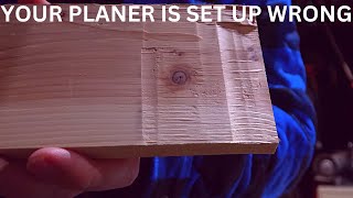 4 Tips to Eliminate ALL Snipe in Thickness Planers and [upl. by Mojgan604]