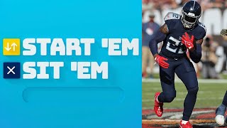 Start Em Sit Em Week 12  NFL Fantasy [upl. by Oznohpla]