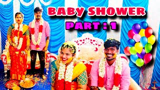 Baby shower part 1youtube youtuber video babyshower function functions viralvideo pregnancy [upl. by Ymac]