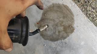 HOW TO REPLACE FUEL FILTER TOYOTA INNOVA [upl. by Ahsienahs285]