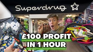 £100 PROFIT AN HOUR FROM SUPERDRUG [upl. by Fortune]