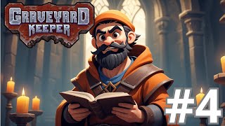 ¡Damos Nuestro Primer Sermón  Graveyard Keeper Ep4 T1 Gameplay Español [upl. by Millisent]