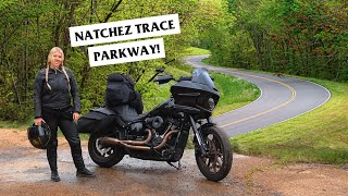 Riding the ENTIRE Natchez Trace Parkway in Two Days Solo Motorcycle Road Trip [upl. by Disini831]