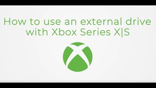 How to Use Your External Seagate Drive with Xbox Series XS [upl. by Oribella723]