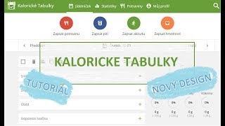 ZELENÁ FAZOLKA  Kalorické tabulky  Tutoriál [upl. by Pahl]