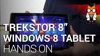 TrekStor SurfTab wintron 80 günstiges Windows 81Tablet im Hands on Deutsch  German [upl. by Vivle]