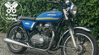 Kawasaki z400 brat style build [upl. by Lleraj]