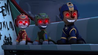 PAW Patrol Mighty Pups Jayce and Marshall Rescue Mission Halloween 24 Cartoon Animation Nick Jr HD [upl. by Colier]