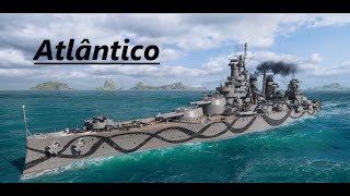 WOWS Atlantico World of Warships worldofwarships wows premuim replay [upl. by Bathulda]