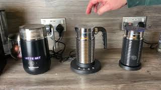 Which Nespresso Milk Frother is the Hottest  Aeroccino 3 vs Aeroccino 4 vs Barista Recipe Maker [upl. by Rudman808]