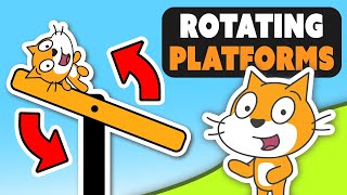 Fun with Rotating Platforms  12 Scratch Platformer Tutorial [upl. by Reginauld]