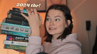 ASMR my 2024 TBR  book haul 📚✨ [upl. by Berneta]