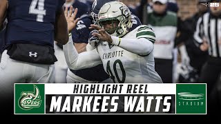 Charlotte LB Markees Watts Highlight Reel  2019 Season  Stadium [upl. by Rehpotsrihc]