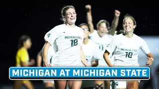 Michigan at Michigan State  Oct 5 2024  Big Ten Womens Soccer  B1G Encore [upl. by Weintrob264]