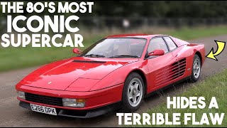 Is Ferraris Iconic Testarossa Truly Terrible To Drive [upl. by Urbana174]