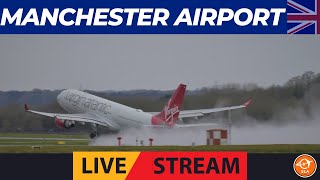 🔴  Manchester Airport LIVE  Tues 23th Jan 24  Raining and windy day [upl. by Leinadnhoj]