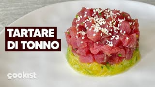 TARTARE DI TONNO perfetta come preparare un antipasto fresco e saporito 🐟 [upl. by Maitilde391]