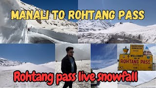 Rohtang pass latest update  Rohtang passRohtang pass weather updateRohtang pass traffic update [upl. by Farris700]